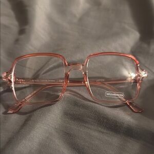 Stylish Pink Square Glasses